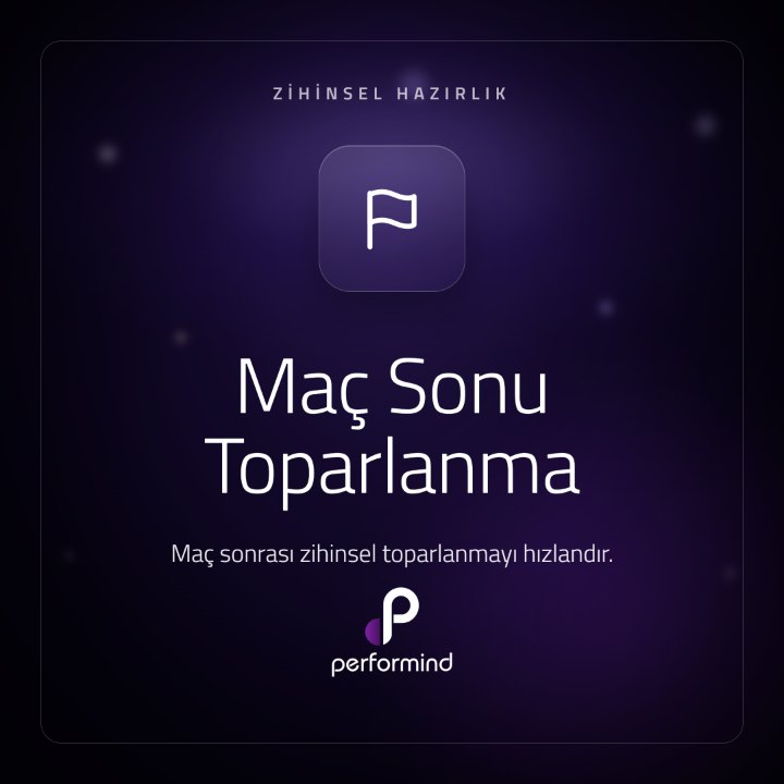 Maç Sonu Toparlanma