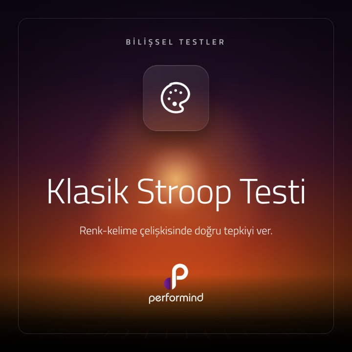 Klasik Stroop Testi